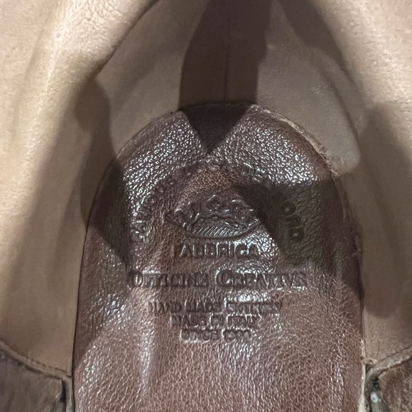 OFFICINE CREATIVE DENNER 103 Brown Leather Boots- - Picture 13 of 16